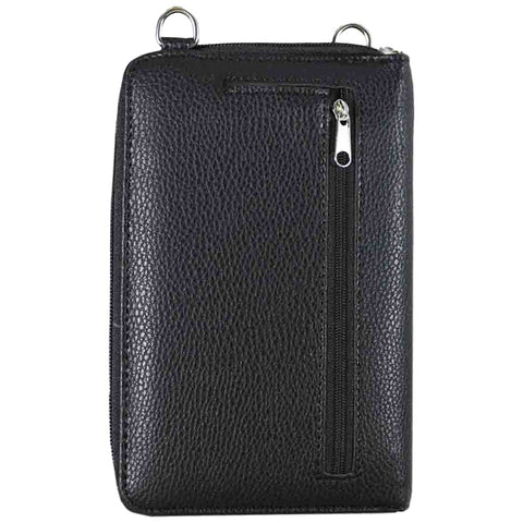 Multi Purpose Western Studded Skull Phone Case & Wallet with Strap
