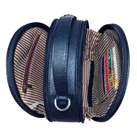 American Flag Round Crossbody Bag