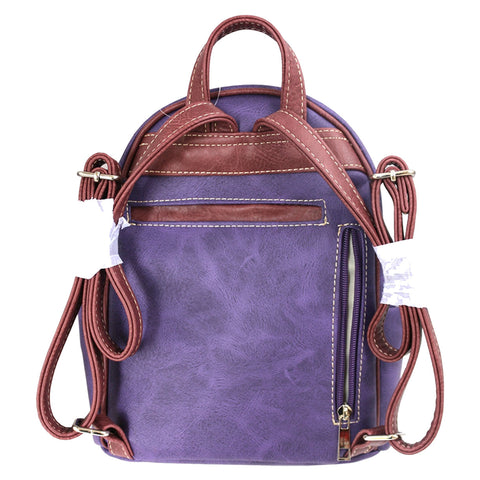 Butterfly Embroidery Studded Western Cowgirl Backpack