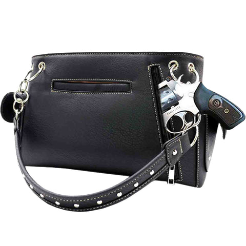 Embroidered Sugar Skull Shoulder Bag