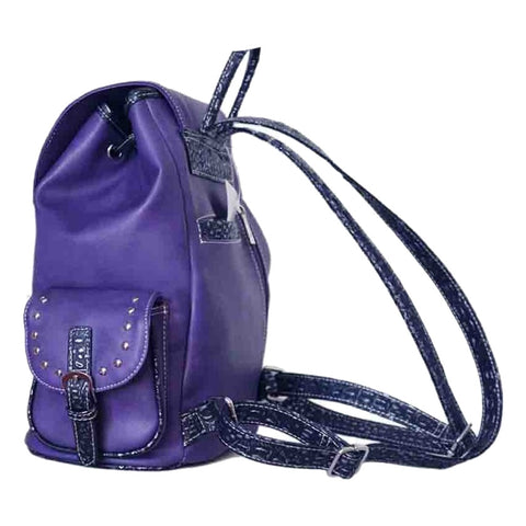 Sugar Skull Floral Embroidery Western Cowgirl Backpack