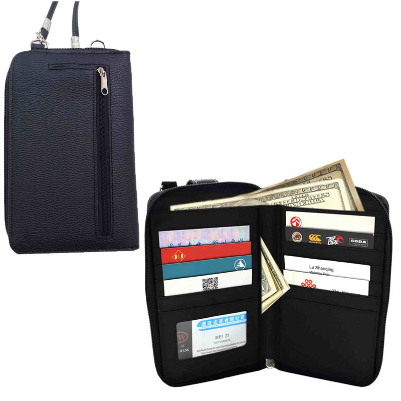 Western Buckle Design Mini  Phone Wallet with Strap