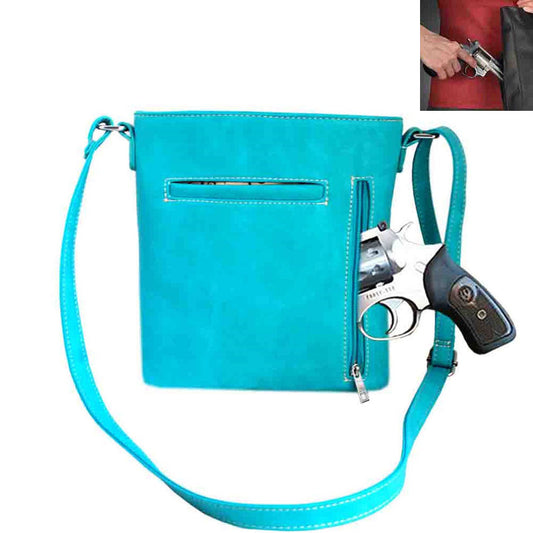 Concealed Carry Western Native American Arrow Embroidery Crossbody Bag
