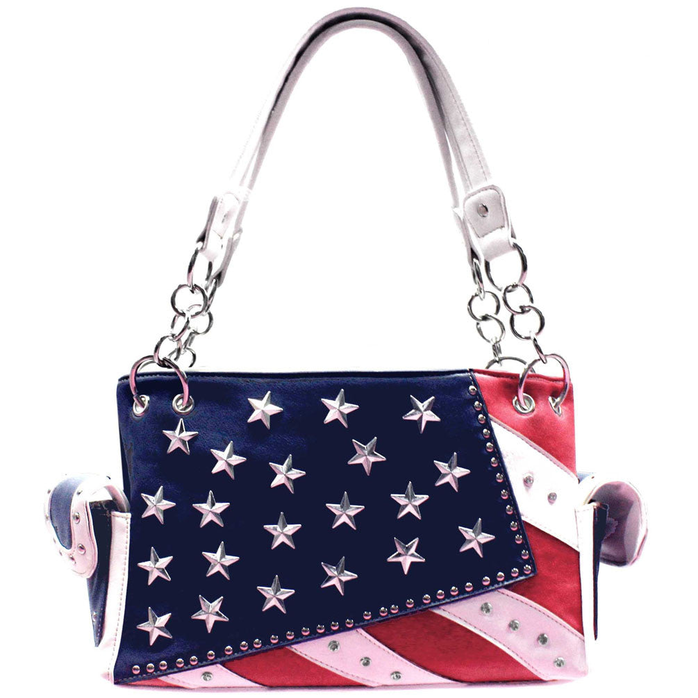 Concealed Carry U.S.Flag Shoulder Bag